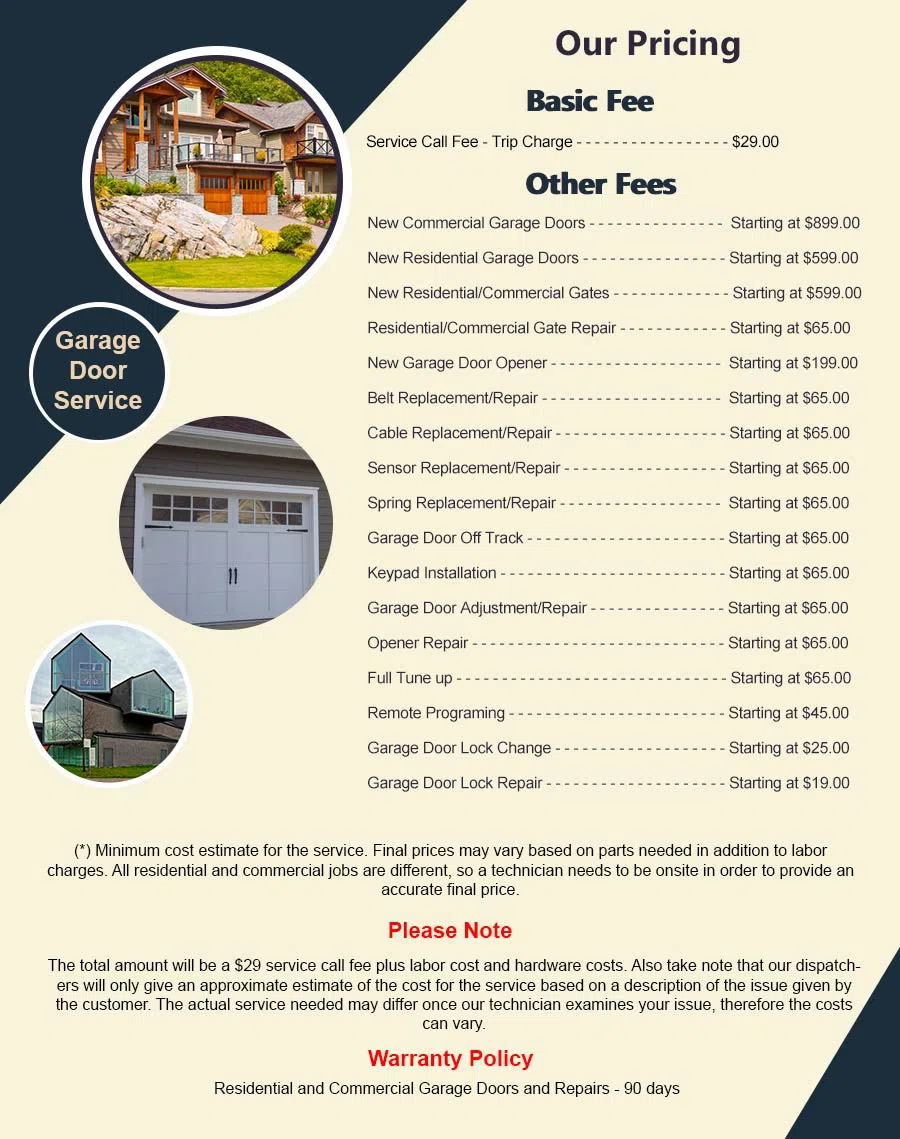 Garage Doors Store Repairs Palatine, IL 847-713-6517